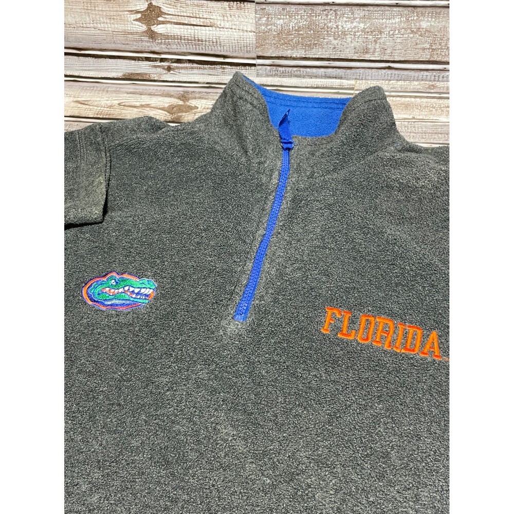 Champs Sports Florida Gators Fleece 1/4 Zip Gray Mens Size Medium‎